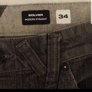 Volcom solver modern straight Jean's 34x30